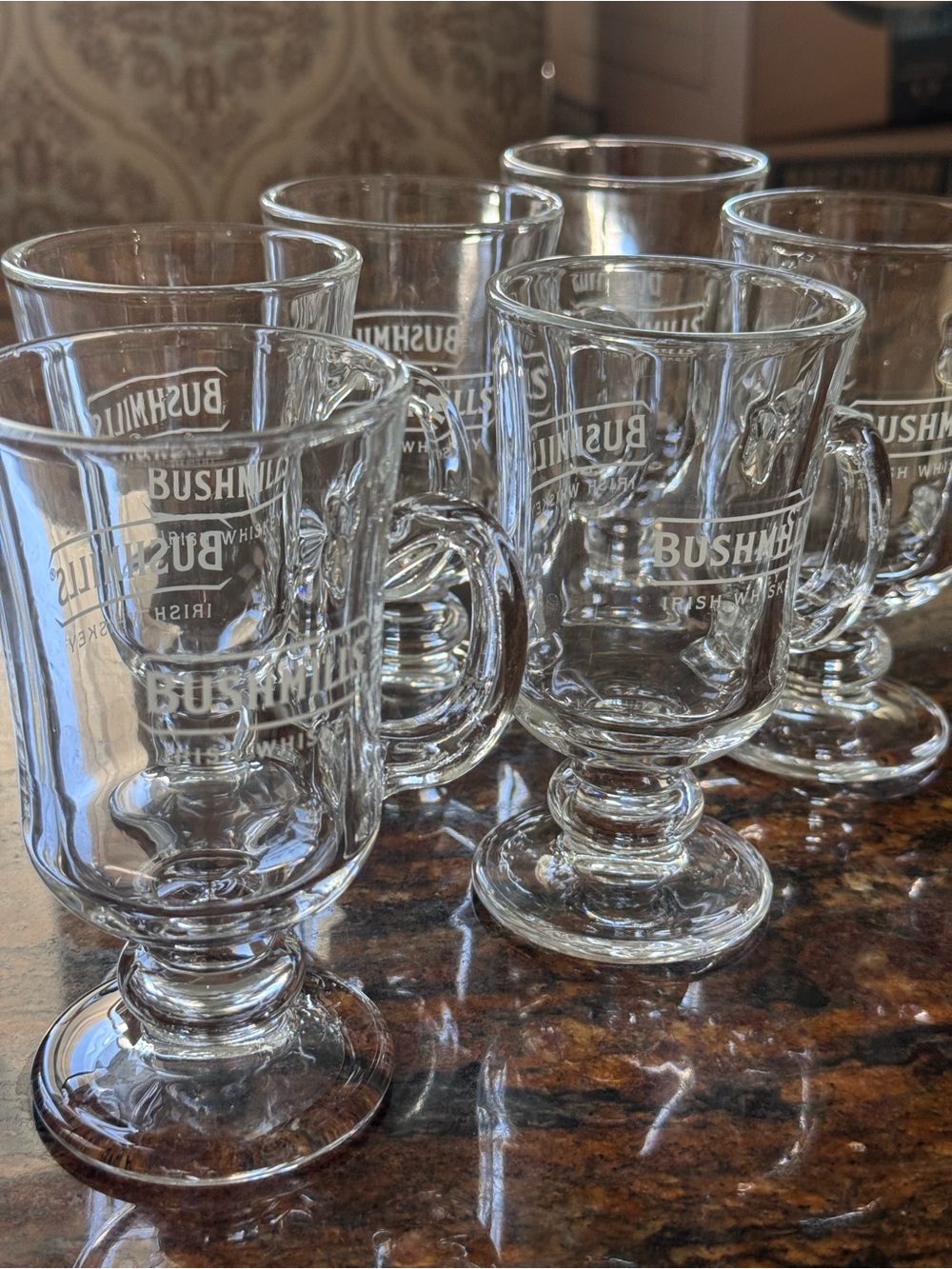 Bushmills Irish Whiskey Clear Glassware - Set of 6